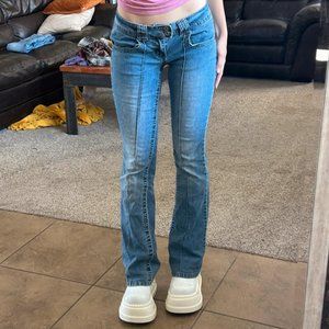 Y2K Angels Jeans Lowrise Wide Leg